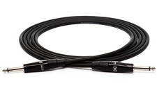 Hosa Pro Guitar Cable, REAN Straight to Same Ends, 20 ft, Black, HGTR-020