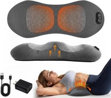 3 in 1 Back Massager, Electric Lumbar Support Pillow, Triple Fusion Back Massage