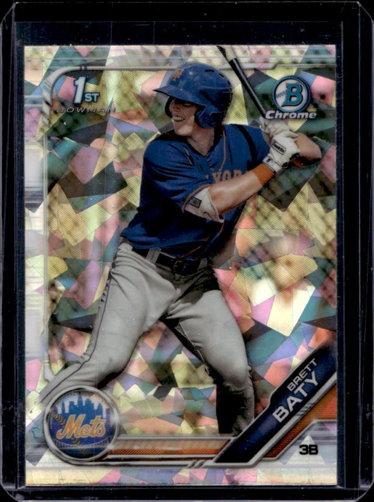 2019 Bowman Draft Sapphire Brett Baty 1st #BDC-39 Mets