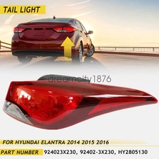 FITS 2014 2015 2016 HYUNDAI ELANTRA PASSENGER RH TAIL LIGHT 924023X230 HY2805130
