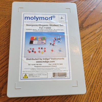 (2) Molymod Organic Chemistry Model sets: 1 Complete 1 Missing links only
