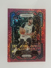 2023-24 Panini Prizm Seth Curry Red Sparkle SP #219 Dallas Mavericks (DW)