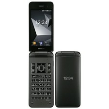 Kyocera DIGNO Keitai 4 A204KC Black SIM Unlocked Flip Phone Tested From Japan