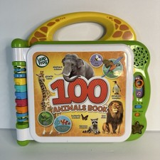 LeapFrog 100 Animals Book Interactive Bilingual English Spanish Learning Toy
