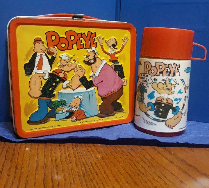 Popeye Lunch Box In Collectible Metal Lunchboxes (1980-1999) for