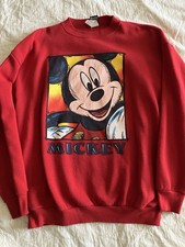 Vintage Mickey Unlimited Big Mickey Mouse Crewneck Sweatshirt XL USA Made
