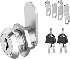 Cabinet Lock, Post Box Lock, Cam Locks, Comes with 4 Keys and 4 Different Locks