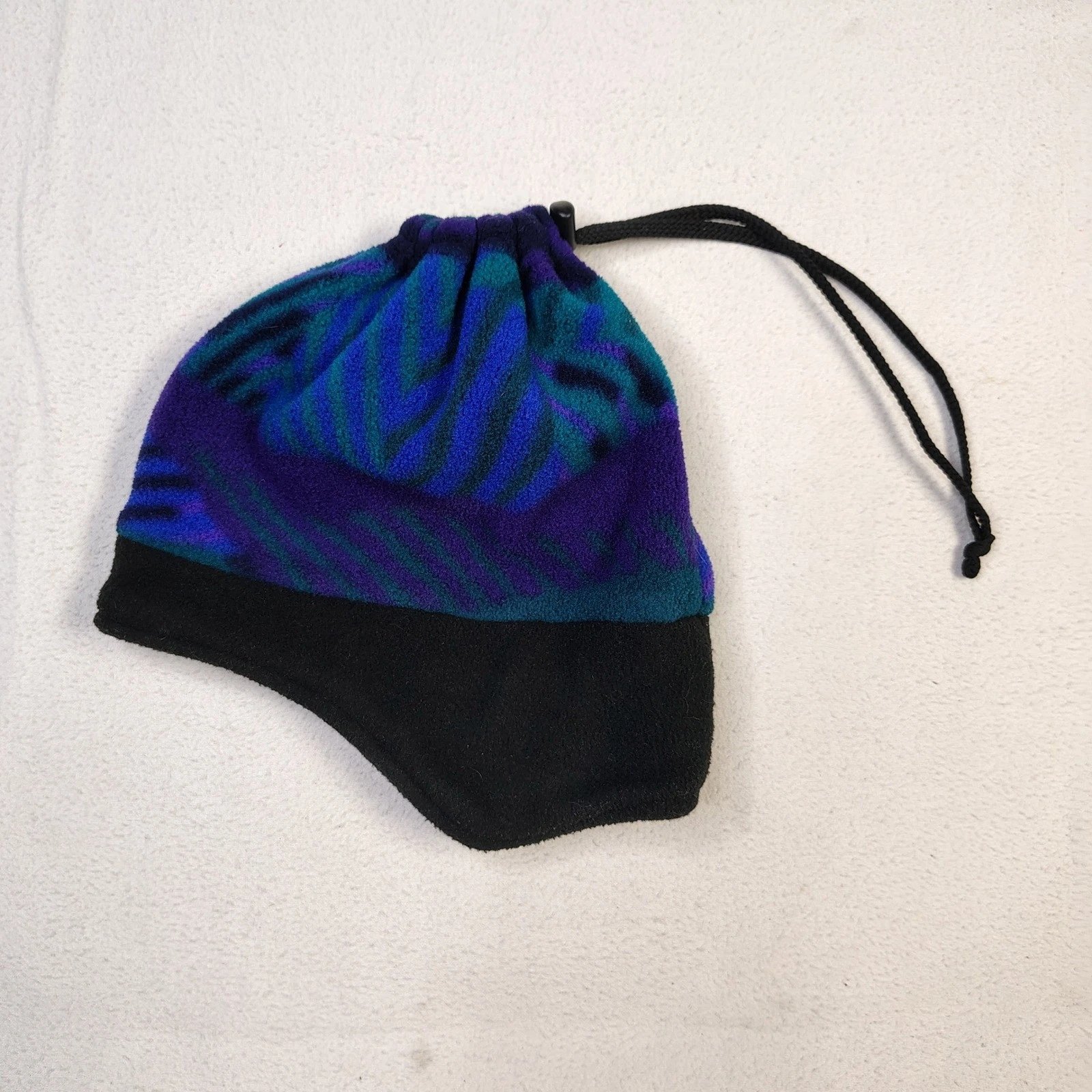 Vintage LL Bean Unisex Fleece Neck Gaiter Hat OS Purple Blue Geometric Gorpcore
Opens in a new windo