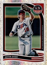 2024 Panini USA Stars and Stripes - Austin Overn #173 Opening Day (RC) Parallel