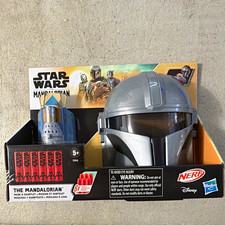 NERF Star Wars The Mandalorian Mask Gauntlet Dart Blaster Set F9948 5