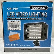NEEWER 160 LED CN-160 Dimmable Ultra Panel Digital Camera/Camcorder Video Light