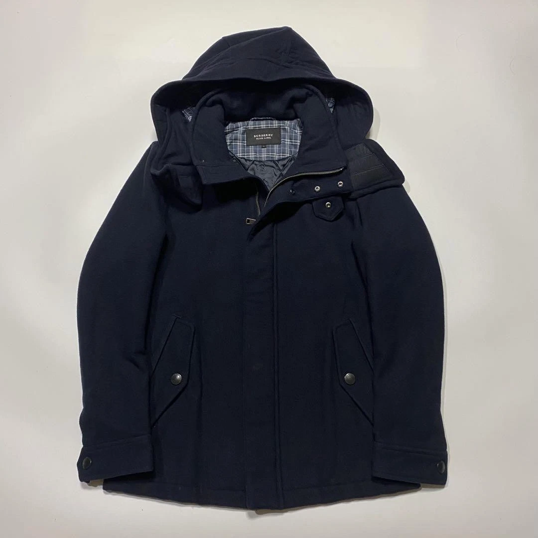 BURBERRY BLACK LABEL Giacca Cappotto Corto Trapuntato L Uomo #ED ZHA