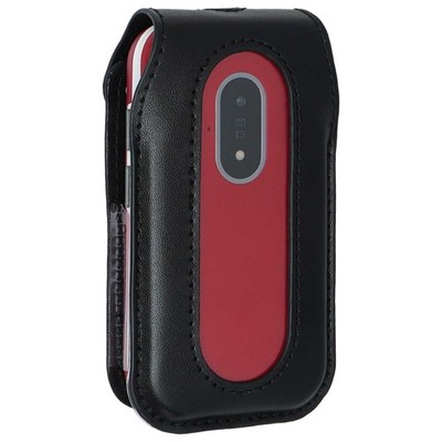 caseroxx Ledertasche mit Gürtelclip kompatibel mit Doro Leva L20 / L21 aus Echtl