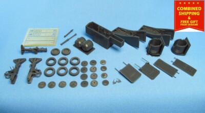 Metallic Details MDR48138 - 1/48 SR-71 Blackbird. Landing gears (for Revell kit)