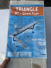 Triangle Rc Street RC Park Flyer Kit Balsa Wood ARF Vintage Tel tech Vintage