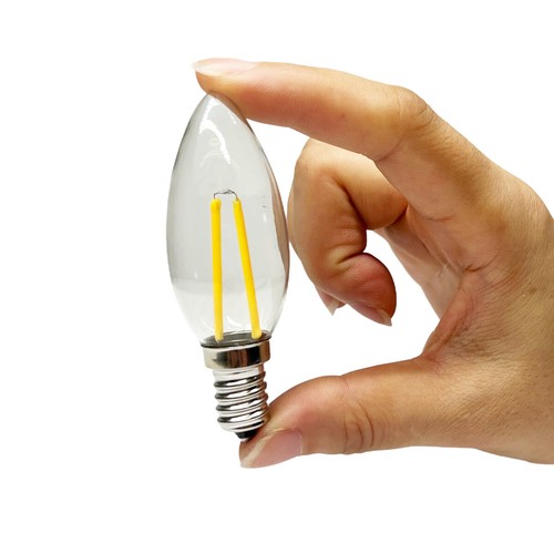 2w E14 E12 C25 Led Candle Light Bulbs 20w equivalent 240v 130v Lights Home Lamps - Picture 8 of 16