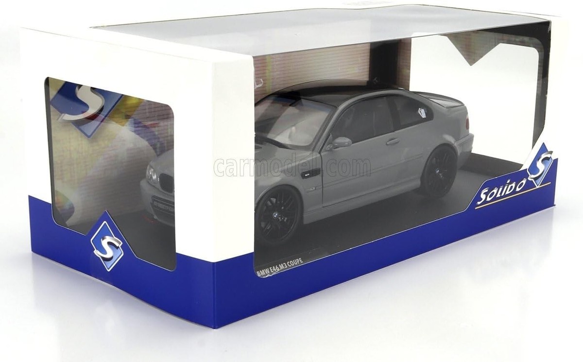 Finished Product Solido 1/18 BMW M3 E46 COUPE 2000 Gray from Japan