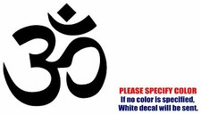 OM AUM SYMBOL YOGA JDM Funny Vinyl Decal Sticker Car Window Bumper Laptop 6"