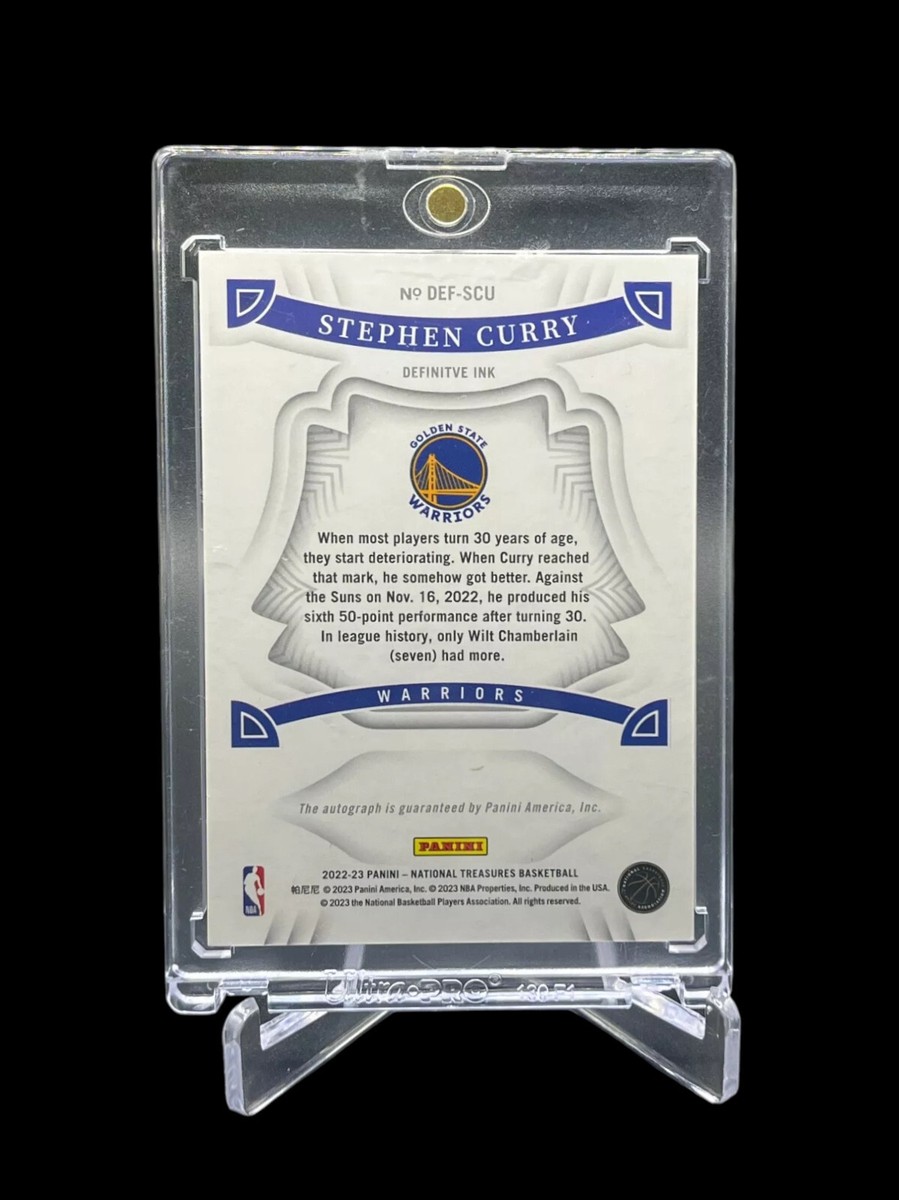 2022-23 Panini National Treasures Stephen Curry Definitive