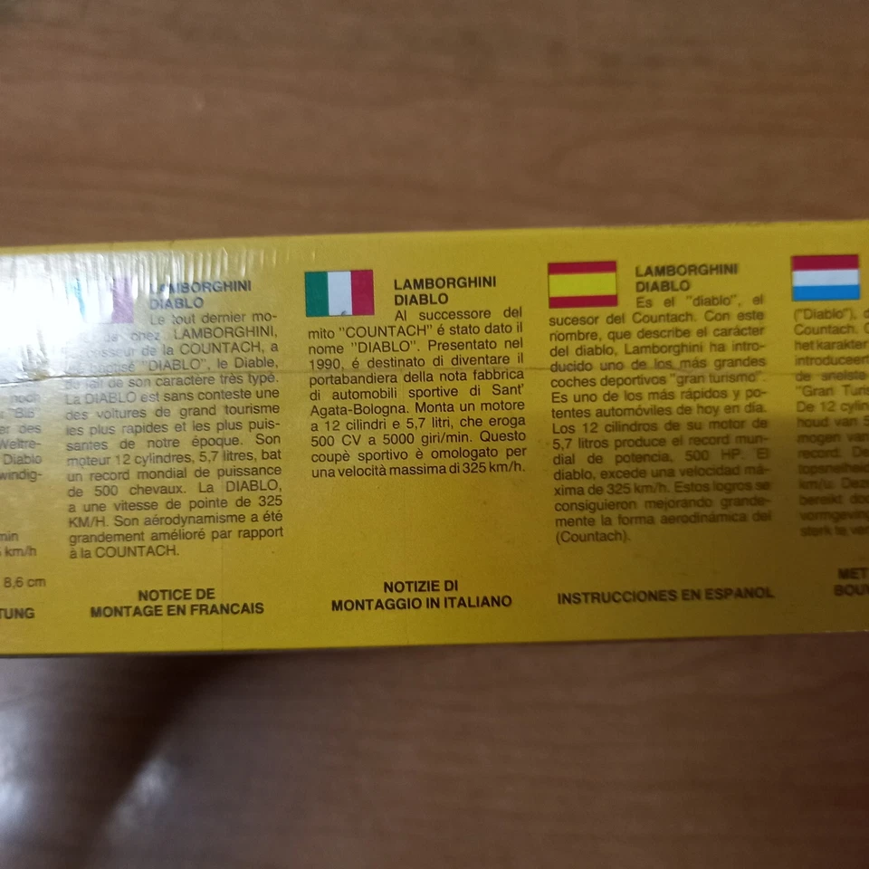 LAMBORGHINI DIABLO ITALERI 1:24 COD 667 RARE!!! - Immagine 2 di 3