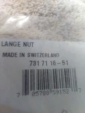 pair genuine Husqvarna flange hex nut 731711651 Poulan Jonsered Redmax Craftsman