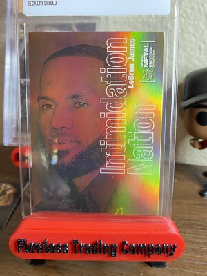 Lebron James 2021 Skybox Metal Universe Intimidation Nation Insert 