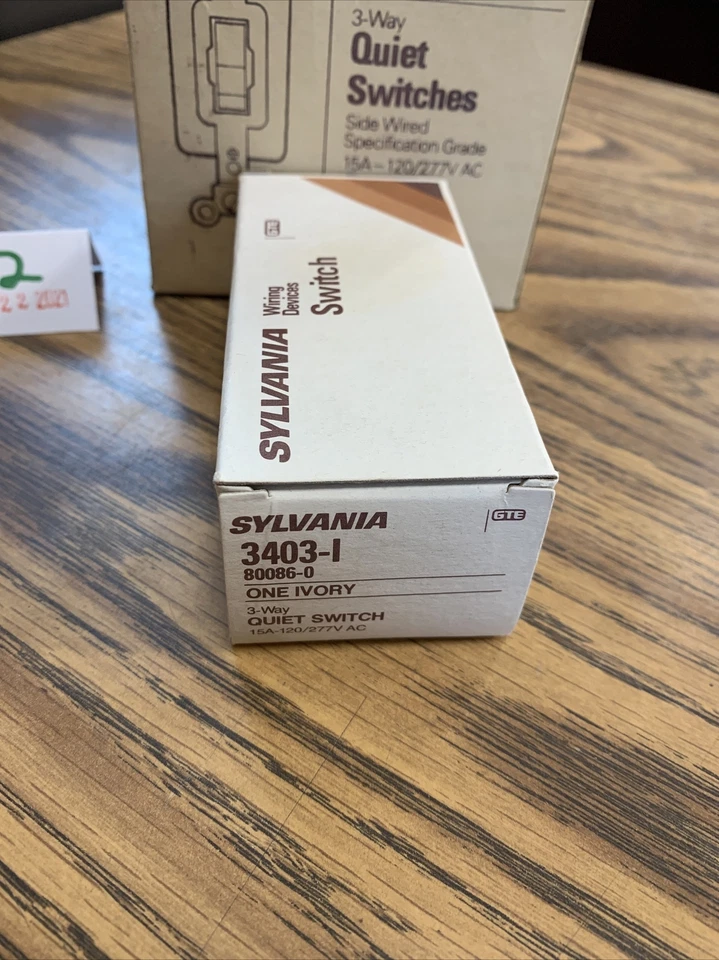 (8) Sylvania 3403-i side wired switches - Image 2 of 4