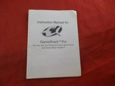 GameShark Pro Nintendo Game Boy Color / Pocket Instruction Manual Booklet ONLY L