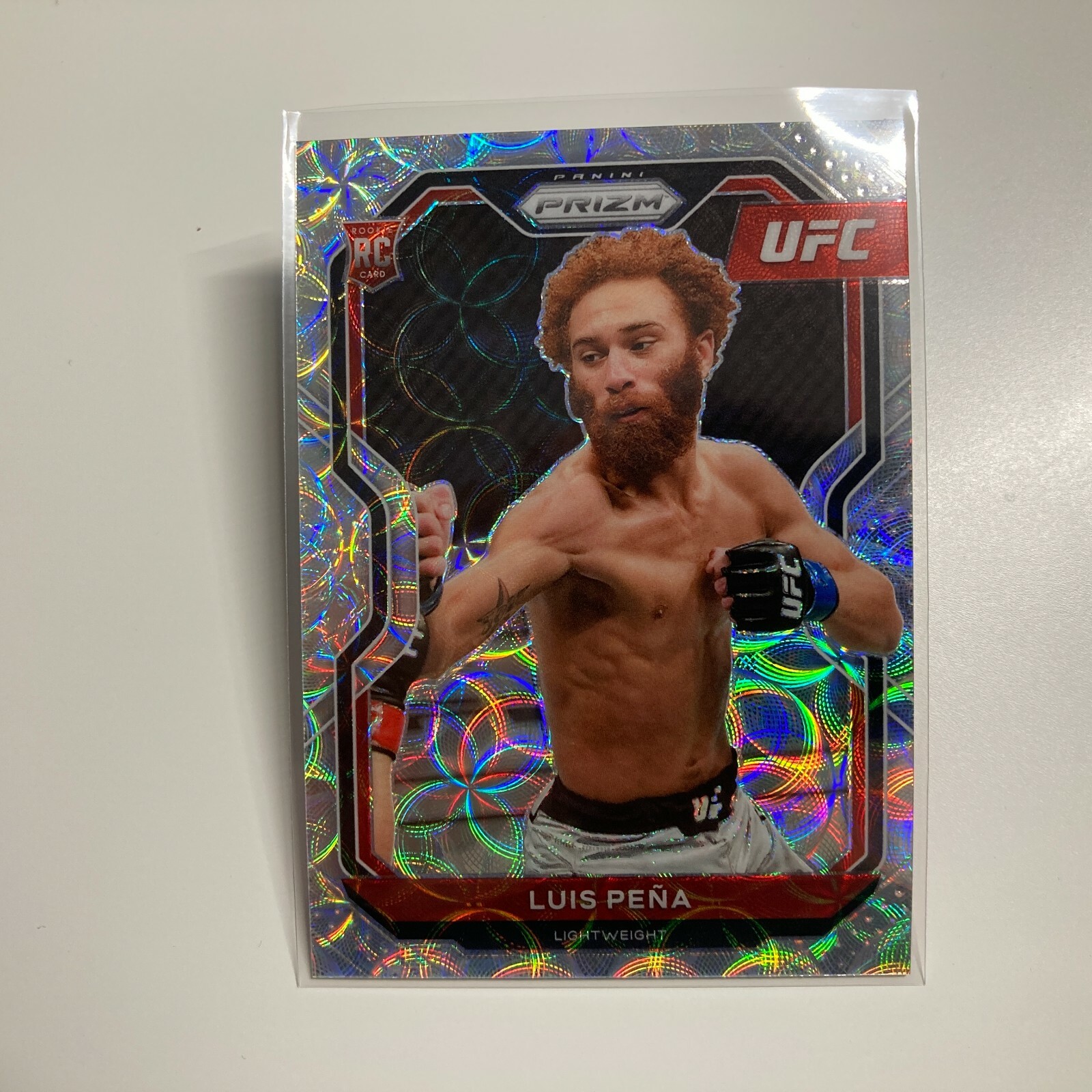 Luis Pena 2021 Panini Prizm UFC Premium Box Set Scope Rookie Card 29/99 #27