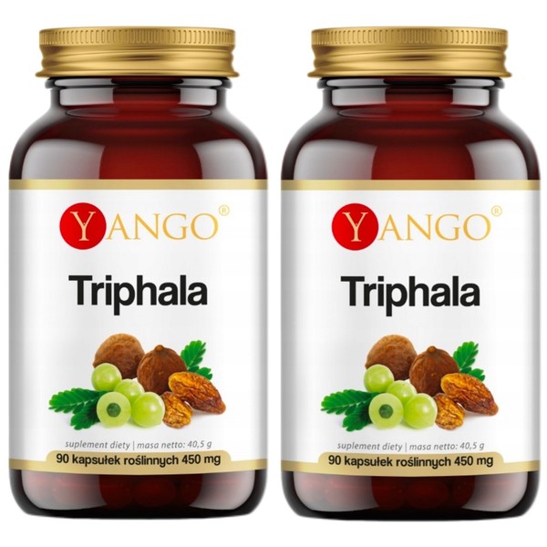 (Einheit/0,16€) 2 X Yango Triphala 2 X 90 Kapseln Verdauung D/S-image