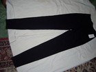 OPEN EDIT NORSTROM Black RIBBED SOFT PULL-ON Riding  LEGGINGS  S~~~~~NEW — photo 1