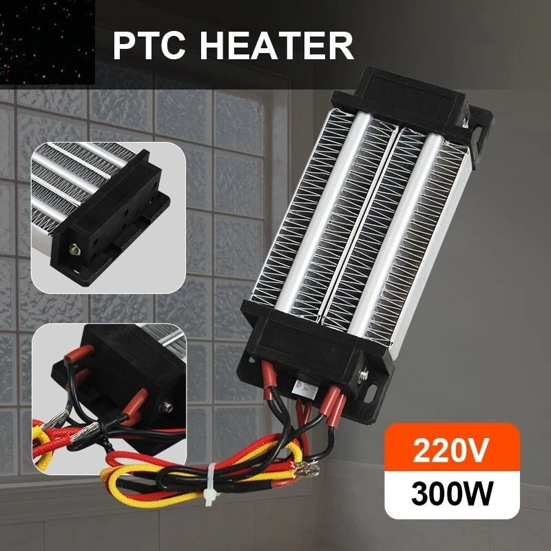 300w 220v Electric Air Heater Insulate Ptc Ceramic Thermostat Protector  120*50mm | eBay