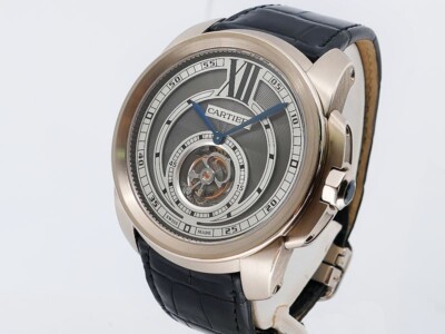 Cartier Calibre de Cartier Flying Tourbillon W7100003 18k White