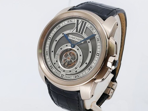Cartier Calibre de Cartier Flying Tourbillon W7100003 18k Whit...