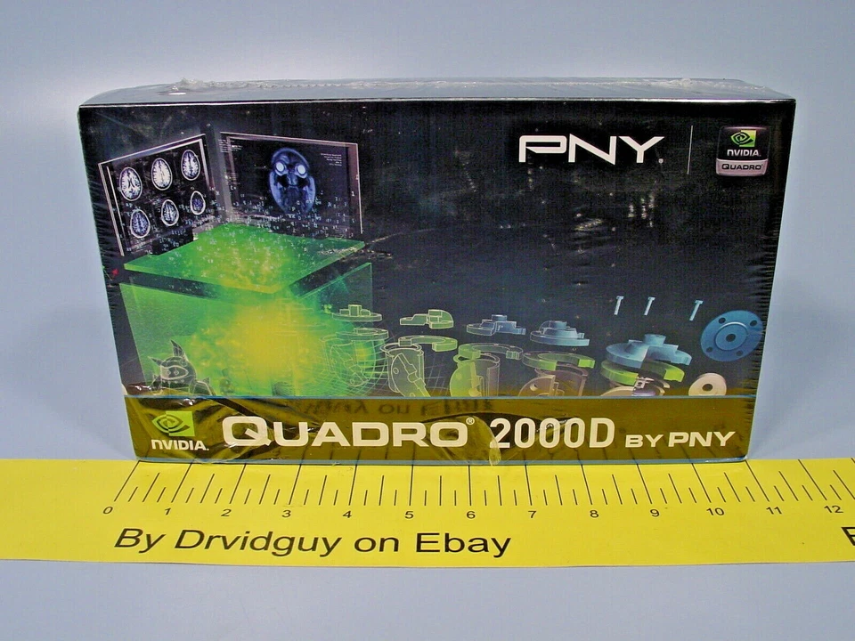 PNY Quadro VCQ2000D-PB Dual DVI-I PCI Express 2.0 x16; 2000D - Image 2 of 4