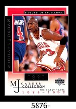1-1999 UPPER DECK MJ CAREER COLLECTION MICHAEL JORDAN BULLS CARD#8