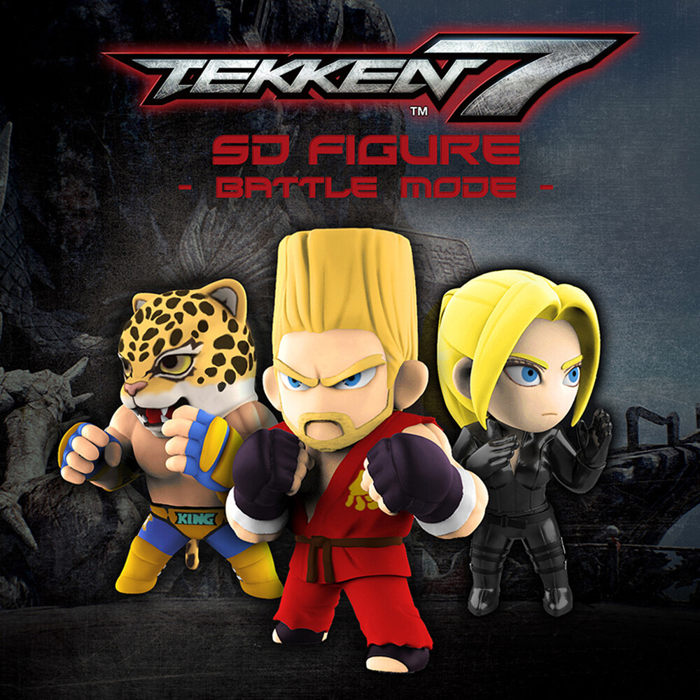 Tekken 7 SD Figure Complete Set Toy Kazuya Nina King Devil Jin