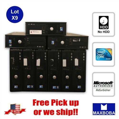 Dell Desktop PC Computer Win10 Dual Core CPU 4GB Ram 500GB WiFi 19