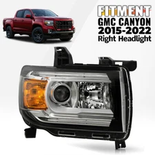 Headlight For 2015/2022 GMC Canyon LED DRL Projector Headlamp Passenger Side