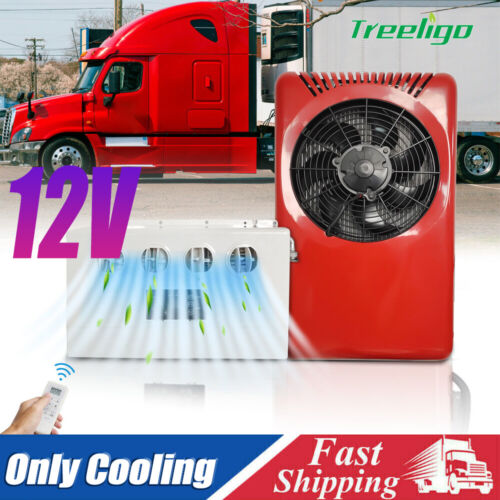 12V Cab Air Conditioner Portable Cooler Split A/C Kit For Truck Bus RV Caravan - Picture 1 of 22