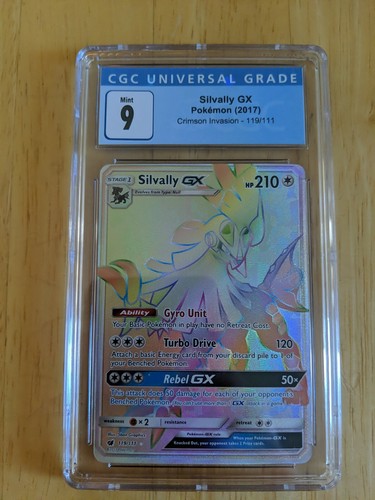 Silvally-GX graded CGC 9 for sale on eBay
