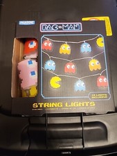 RARE NEW PAC MAN String Lights Paladone New in Box Multicolor