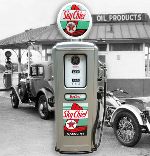 TEXACO SKY CHIEF MODEL 39 TOKHEIM FULL SIZE GAS PUMP-VINTAGE RE