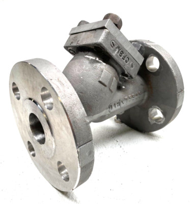 MUELLER Stainless CF8M Y Strainer 1-1/2'' Class 150 Flanged 1/8'' Perf w/ 30-Mesh