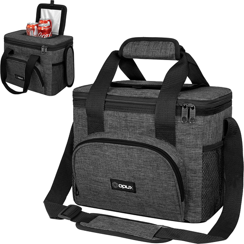 Soft Cooler Bag, Insulated Collapsible Lunch Cooler Bag for Men Work Camping Bea