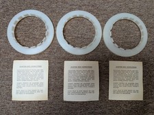 Vintage 3 Keystone Rotary Tray Adapter Rings - rotary to non-rotary