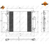Kondensator, Klimaanlage Easy Fit Nrf 350226 FüR Nissan Juke