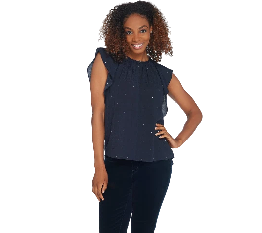 Vince camuto flutter sleeve hotsell