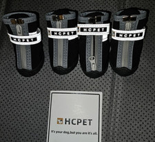 Hcpet Dog Boots Waterproof Dog Shoes for Small Dogs Anti-Slip Dog Boot. sz 3 S/M