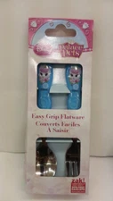 ZAK DISNEY PALACE PETS 2 PIECES  SPOON FORK SET FOR KID 100% ORIGINAL LICENSED 